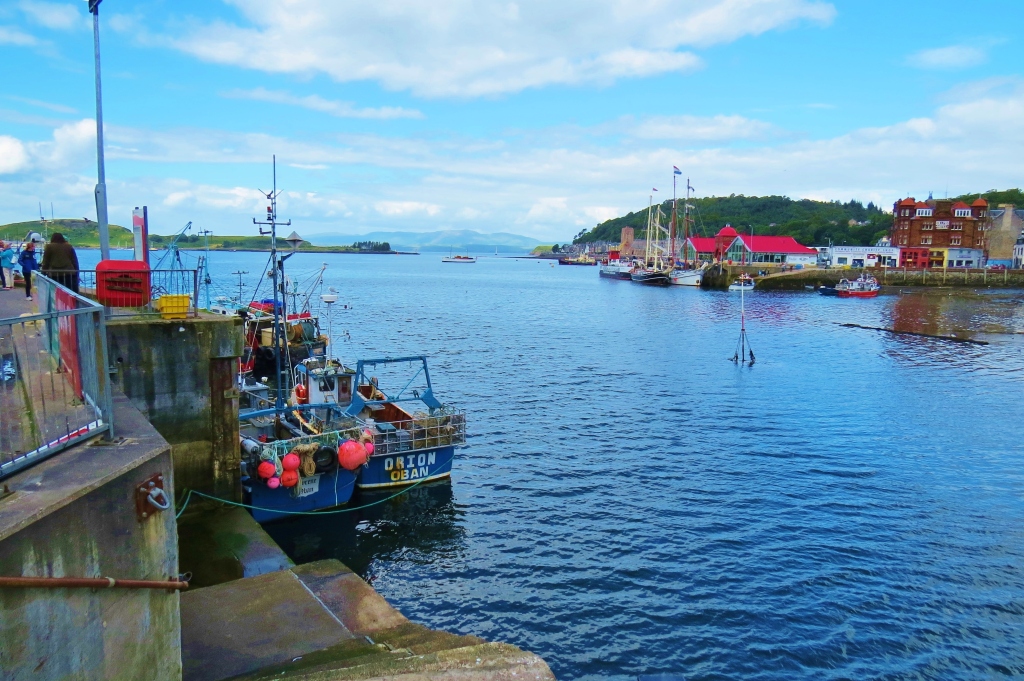 Fishing boats in Oban harbour